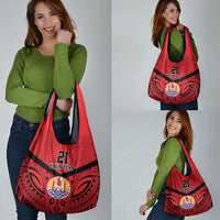 Tahiti Football Custom Grocery Bag Toa Aito Go Champions LT9 - Polynesian Pride