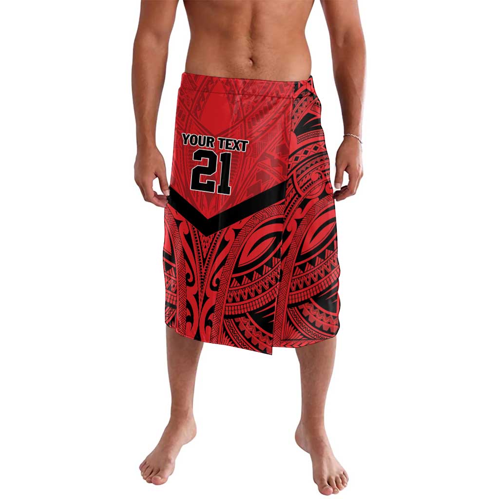 Tahiti Football Custom Lavalava Toa Aito Go Champions LT9 Red - Polynesian Pride