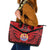 Tahiti Football Custom Leather Tote Bag Toa Aito Go Champions