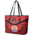 Tahiti Football Custom Leather Tote Bag Toa Aito Go Champions