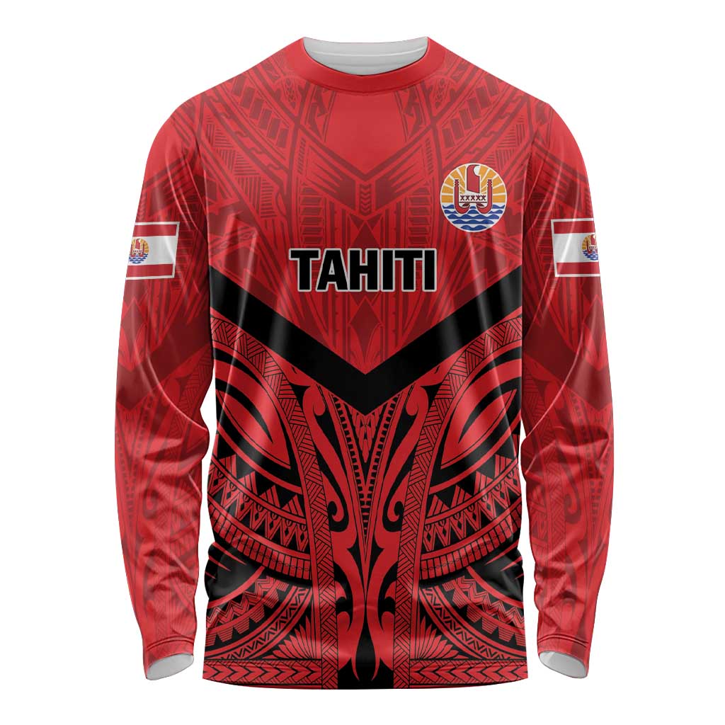 Tahiti Football Custom Long Sleeve Shirt Toa Aito Go Champions