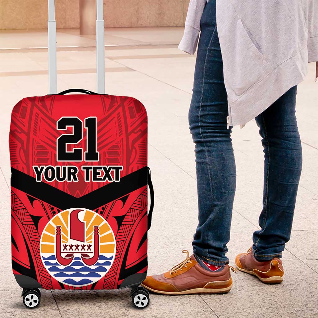 Tahiti Football Custom Luggage Cover Toa Aito Go Champions