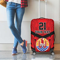 Tahiti Football Custom Luggage Cover Toa Aito Go Champions LT9 - Polynesian Pride