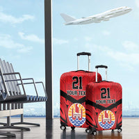 Tahiti Football Custom Luggage Cover Toa Aito Go Champions LT9 - Polynesian Pride