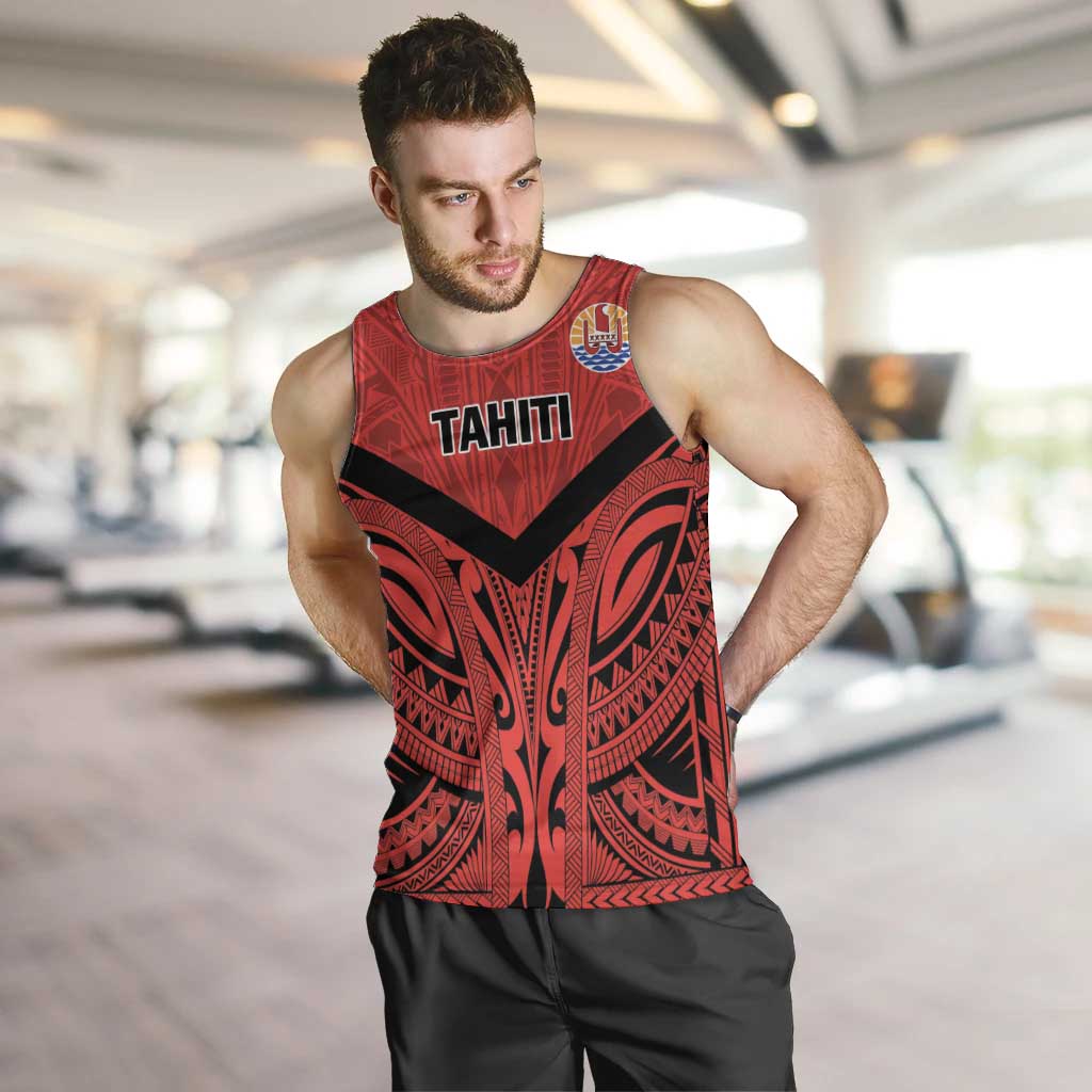 Tahiti Football Custom Men Tank Top Toa Aito Go Champions