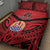 Tahiti Football Custom Quilt Bed Set Toa Aito Go Champions