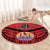 Tahiti Football Custom Round Carpet Toa Aito Go Champions