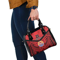 Tahiti Football Custom Shoulder Handbag Toa Aito Go Champions LT9 - Polynesian Pride