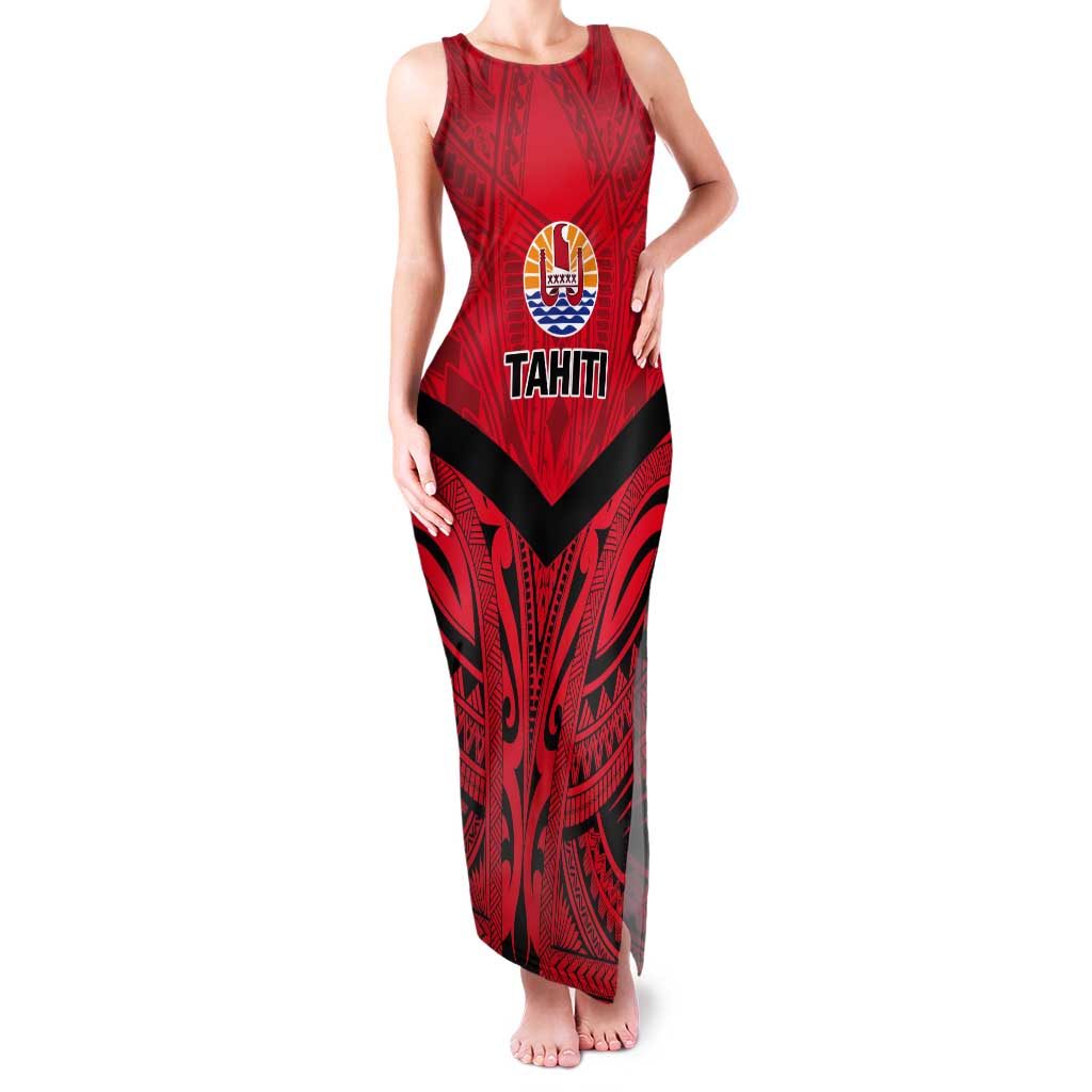 Tahiti Football Custom Tank Maxi Dress Toa Aito Go Champions