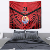 Tahiti Football Custom Tapestry Toa Aito Go Champions LT9 - Polynesian Pride
