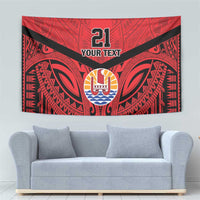Tahiti Football Custom Tapestry Toa Aito Go Champions LT9 - Polynesian Pride