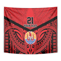Tahiti Football Custom Tapestry Toa Aito Go Champions LT9 - Polynesian Pride