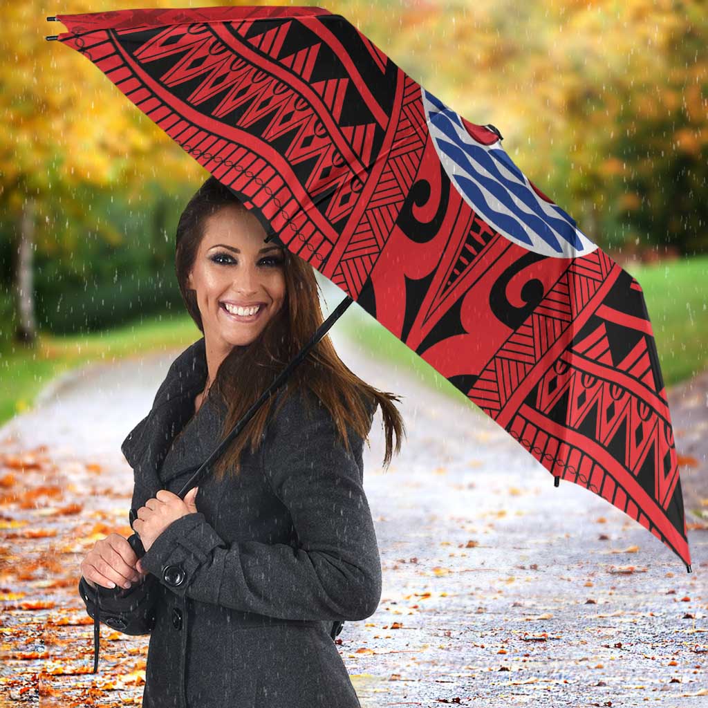 Tahiti Football Custom Umbrella Toa Aito Go Champions LT9 - Polynesian Pride