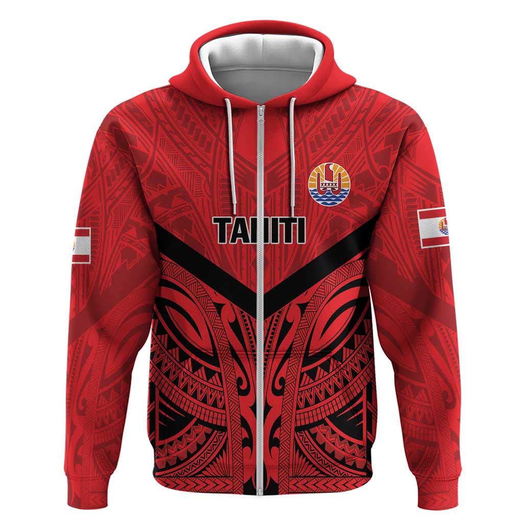 Tahiti Football Custom Zip Hoodie Toa Aito Go Champions