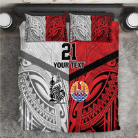 New Caledonia-Tahiti Football Custom Bedding Set Together Go Champions LT9 Art - Polynesian Pride
