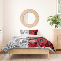 New Caledonia-Tahiti Football Custom Bedding Set Together Go Champions LT9 - Polynesian Pride