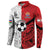 New Caledonia-Tahiti Football Custom Button Sweatshirt Together Go Champions