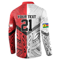New Caledonia-Tahiti Football Custom Button Sweatshirt Together Go Champions LT9 - Polynesian Pride
