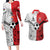 New Caledonia-Tahiti Football Custom Couples Matching Long Sleeve Bodycon Dress and Hawaiian Shirt Together Go Champions