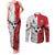 New Caledonia-Tahiti Football Custom Couples Matching Tank Maxi Dress and Long Sleeve Button Shirt Together Go Champions