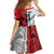 New Caledonia-Tahiti Football Custom Family Matching Long Sleeve Bodycon Dress and Hawaiian Shirt Together Go Champions