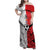 New Caledonia-Tahiti Football Custom Family Matching Off Shoulder Maxi Dress and Hawaiian Shirt Together Go Champions