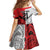 New Caledonia-Tahiti Football Custom Family Matching Off Shoulder Short Dress and Hawaiian Shirt Together Go Champions