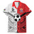 New Caledonia-Tahiti Football Custom Family Matching Short Sleeve Bodycon Dress and Hawaiian Shirt Together Go Champions