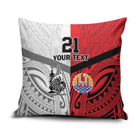 New Caledonia-Tahiti Football Custom Pillow Cover Together Go Champions LT9 Art - Polynesian Pride