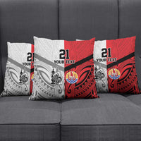 New Caledonia-Tahiti Football Custom Pillow Cover Together Go Champions LT9 - Polynesian Pride