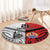 New Caledonia-Tahiti Football Custom Round Carpet Together Go Champions