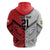 New Caledonia-Tahiti Football Custom Zip Hoodie Together Go Champions