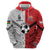 New Caledonia-Tahiti Football Custom Zip Hoodie Together Go Champions