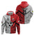 New Caledonia-Tahiti Football Custom Zip Hoodie Together Go Champions