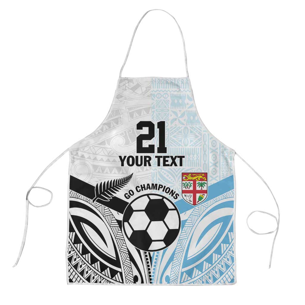 New Zealand-Fiji Football Custom Apron Together Go Champions LT9 Art - Polynesian Pride