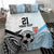 New Zealand-Fiji Football Custom Bedding Set Together Go Champions