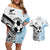 New Zealand-Fiji Football Custom Couples Matching Off Shoulder Short Dress and Hawaiian Shirt Together Go Champions