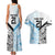 New Zealand-Fiji Football Custom Couples Matching Tank Maxi Dress and Hawaiian Shirt Together Go Champions