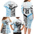 New Zealand-Fiji Football Custom Family Matching Long Sleeve Bodycon Dress and Hawaiian Shirt Together Go Champions