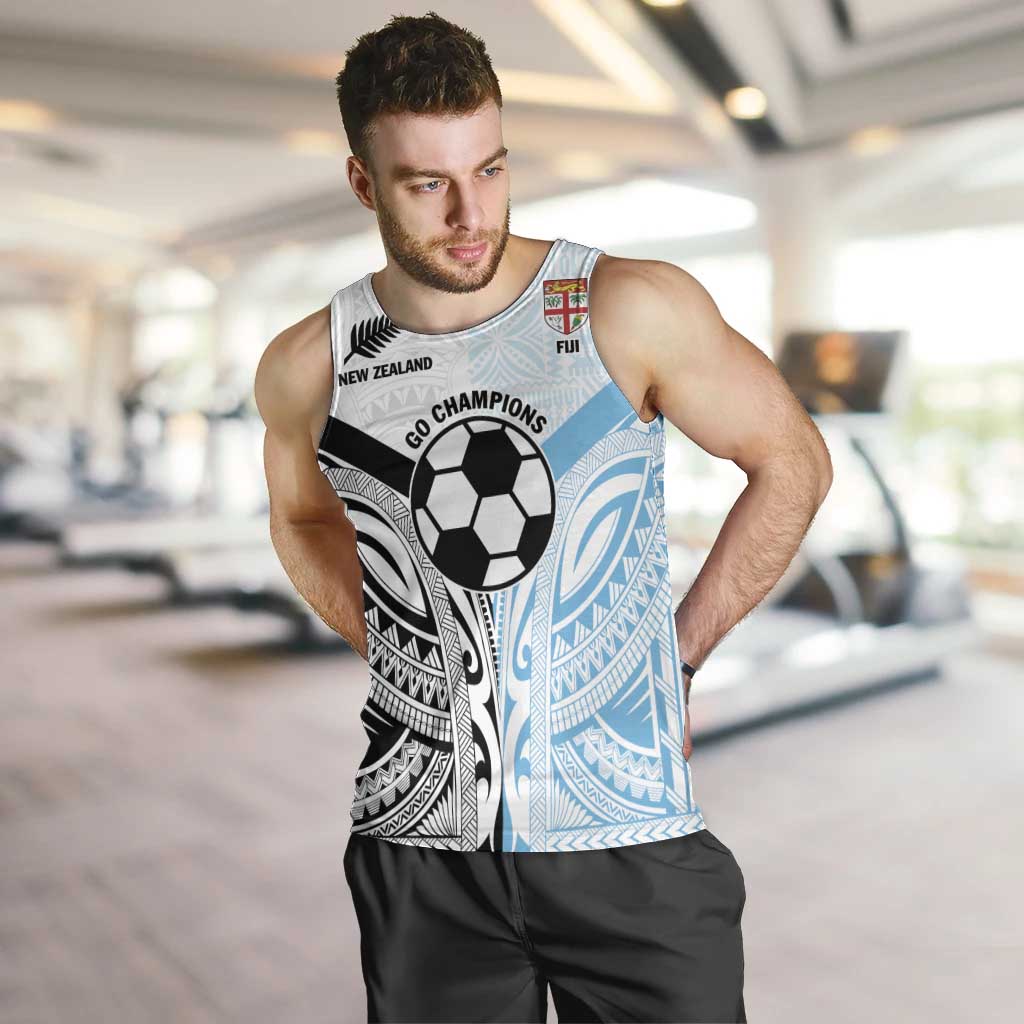 New Zealand-Fiji Football Custom Men Tank Top Together Go Champions LT9 Art - Polynesian Pride
