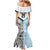 New Zealand-Fiji Football Custom Mermaid Dress Together Go Champions