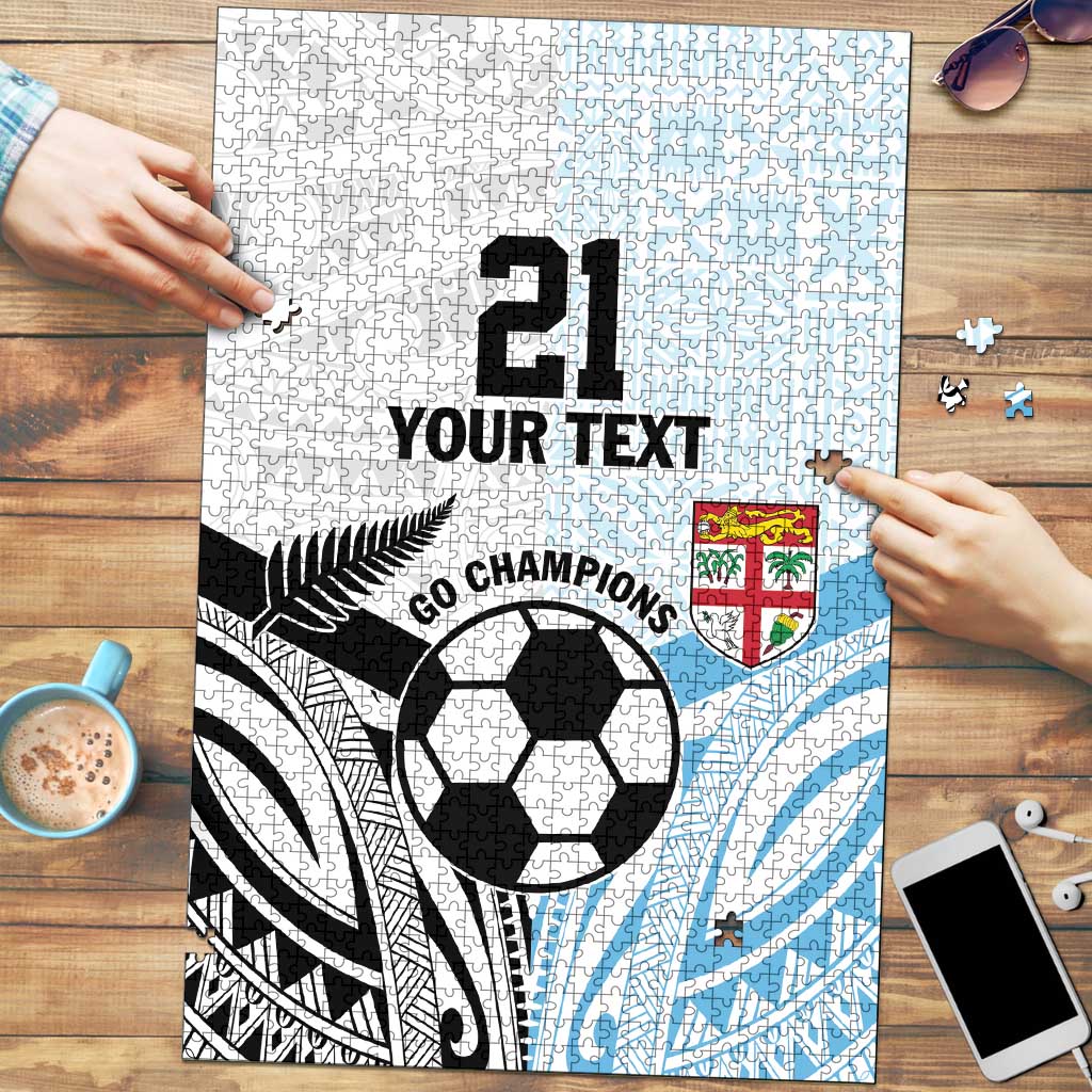 New Zealand-Fiji Football Custom Puzzle Together Go Champions LT9 Art - Polynesian Pride