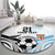 New Zealand-Fiji Football Custom Round Carpet Together Go Champions