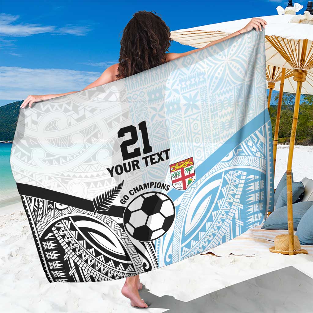 New Zealand-Fiji Football Custom Sarong Together Go Champions