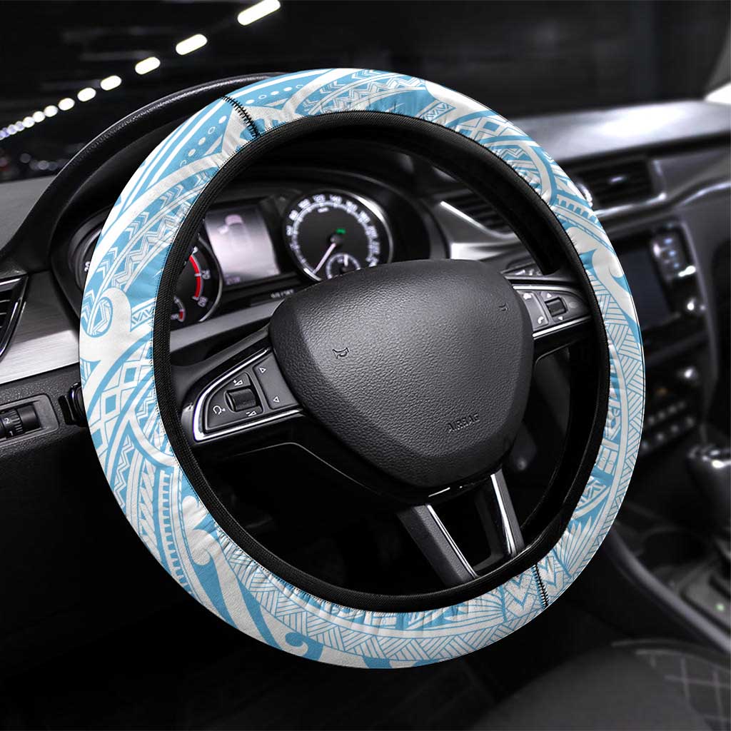 New Zealand-Fiji Football Steering Wheel Cover Together Go Champions