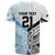 New Zealand-Fiji Football Custom T Shirt Together Go Champions