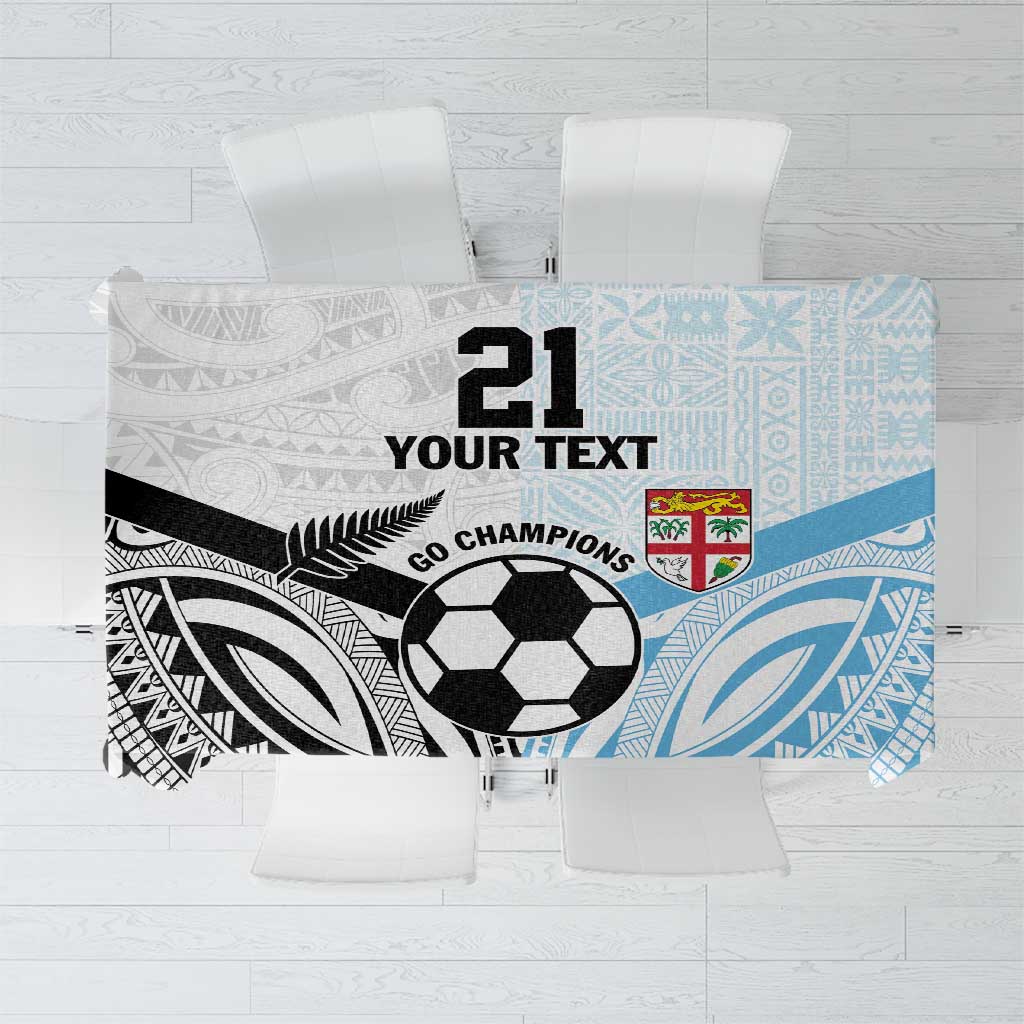 New Zealand-Fiji Football Custom Tablecloth Together Go Champions LT9 Art - Polynesian Pride