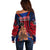 Polynesian Samoa Independence Day Off Shoulder Sweater Polynesian Pacific Tribal LT9 - Polynesian Pride