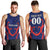 (Custom Text And Number) New Zealand Auckland Cricket Men Tank Top Polynesian with Maori Koru LT9 - Polynesian Pride