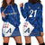 (Custom Text And Number) New Zealand Cricket Hoodie Dress Auckland Aces Sporty Style LT9 - Polynesian Pride